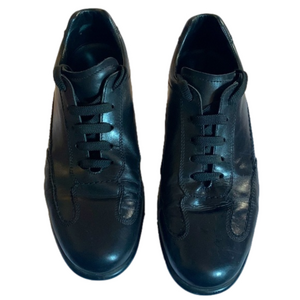 Brian Cress Black Leather Lace Up Casual Career Dress Shoes